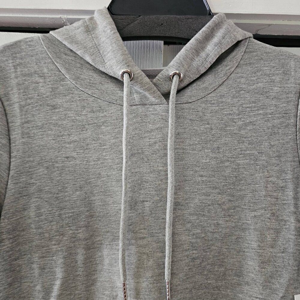 Calvin Klein Gray Short Sleeves Logo T-Shirt Mini Dress Size Small - Picture 4 of 8